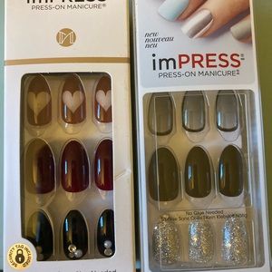Lot of 6 impress nails